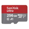 Карта памяти SanDisk Ultra UHS I 256GB MicroSD Card 150MB/s R for Smartphones Цвет: серо-красный